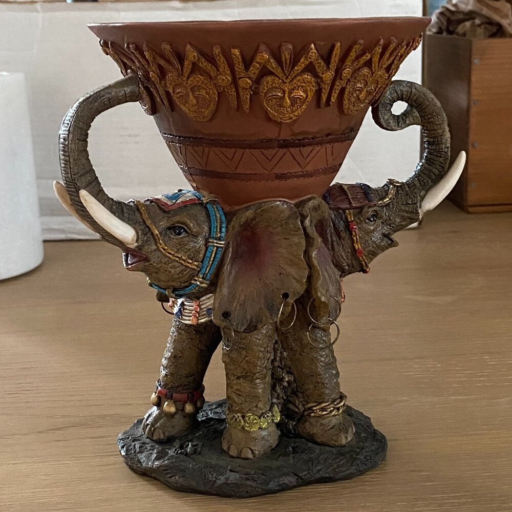 Elephant Plant/Candle Holder